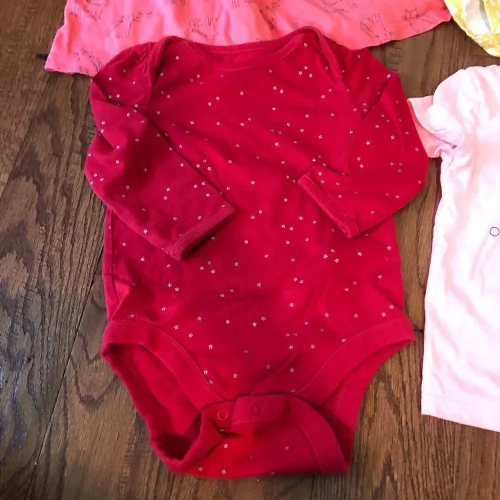🚨 SALE ‼️ 18-2t toddler girl dress shirt onesie bundle gap